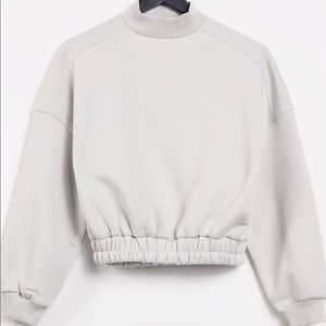 New ASOS cropped sweatshirt